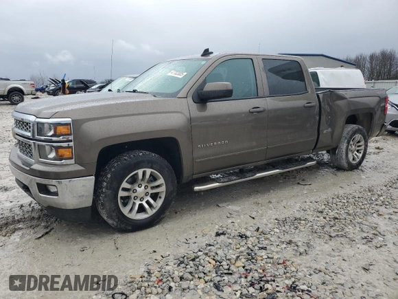 2015 Chevrolet Silverado 1500 LT with VIN 1GCUKREC5FF202602, listed as a Copart auction lot 48587875 with 160,056 mi miles and Clean Title. Bid and sale history available at DreamBid. Image 1.