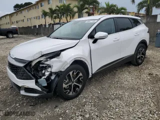 2024 Kia Sportage EX with VIN 5XYK33DF7RG145415, listed as a Copart auction lot 46621105 with 17,297 mi miles and Salvage Title. Bid and sale history available at carsss.com. Image 1.