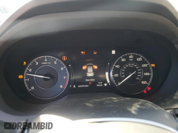 2022 Acura RDX w/Technology Package with VIN 5J8TC2H55NL012247, listed as a Copart auction lot 76534714 with 13,759 mi miles and Salvage Title. Bid and sale history available at carsss.com. Image 9.