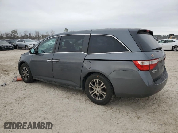 2012 Honda Odyssey EX with VIN 5FNRL5H48CB085176, listed as a Copart auction lot 45870305 with 159,009 mi miles and Salvage Title. Bid and sale history available at DreamBid. Image 2.