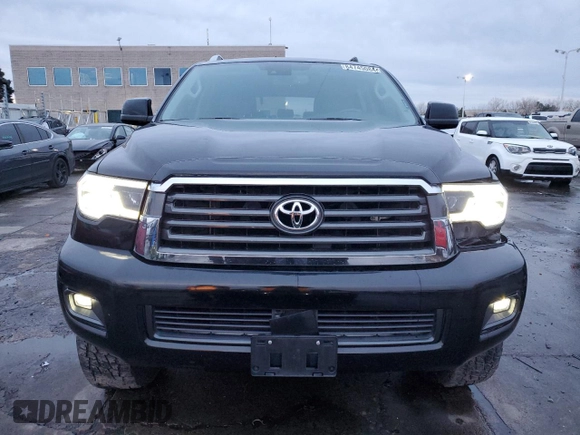 2018 Toyota Sequoia SR5 with VIN 5TDBY5G17JS162297, listed as a Copart auction lot 84745084 with 122,154 mi miles and Salvage Title. Bid and sale history available at carsss.com. Image 5.