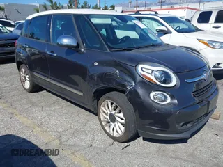 2014 FIAT 500L Lounge with VIN ZFBCFACH1EZ029757, listed as a IAAI auction lot 41643494 with 49,910 mi miles and . Bid and sale history available at DreamBid. Image 1.