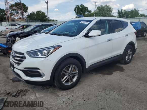 2018 Hyundai Santa Fe 2.4L with VIN 5XYZTDLBXJG571865, listed as a Copart auction lot 62103705 with 190,269 mi miles and Clean title. Bid and sale history available at DreamBid. Image 1.