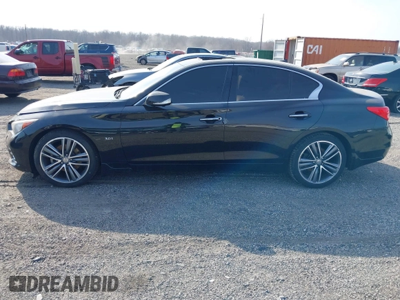 2017 Infiniti Q50 Premium with VIN JN1EV7AR2HM831181, listed as a IAAI auction lot 41804867 with 80,686 mi miles and . Bid and sale history available at DreamBid. Image 14.