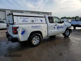 2024 Nissan Frontier S with VIN 1N6ED1CL7RN670390, listed as a Copart auction lot 53747085 with 2,573 mi miles and Salvage title. Bid and sale history available at DreamBid. Image 3.