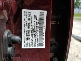 2012 Honda CR-V EX-L with VIN 5J6RM4H71CL061326, listed as a Copart auction lot 58517235 with 182,697 mi miles and Salvage title. Bid and sale history available at DreamBid. Image 13.