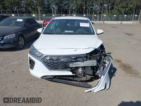 2020 Hyundai Ioniq Blue with VIN KMHC65LCXLU242673, listed as a IAAI auction lot 42033374 with 49,345 mi miles and . Bid and sale history available at DreamBid. Image 12.