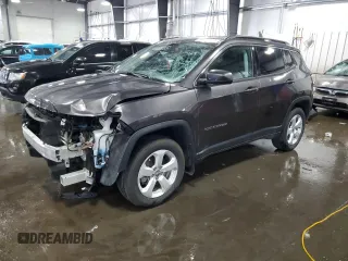 2020 Jeep Compass Latitude with VIN 3C4NJDBB7LT149974, listed as a Copart auction lot 56726245 with 63,400 mi miles and Salvage title. Bid and sale history available at DreamBid. Image 1.