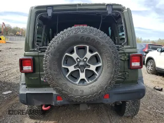 2021 Jeep Wrangler Unlimited Rubicon with VIN 1C4JJXFM3MW555919, listed as a Copart auction lot 54319775 with 51,188 mi miles and Salvage title. Bid and sale history available at DreamBid. Image 6.