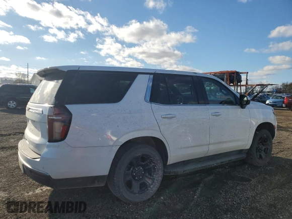 2021 Chevrolet Tahoe Commercial with VIN 1GNSKLED5MR311108, listed as a Copart auction lot 81626454 with 81,800 mi miles and Salvage title. Bid and sale history available at DreamBid. Image 3.