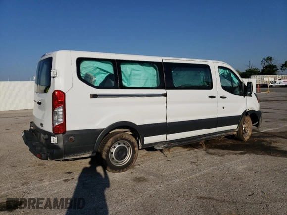 2018 Ford Transit Passenger XL with VIN 1FBZX2YM5JKA70836, listed as a Copart auction lot 56246485 with 60,391 mi miles and Salvage title. Bid and sale history available at DreamBid. Image 3.