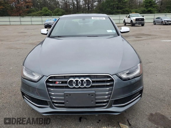 2014 Audi S4 Premium Plus with VIN WAUBGAFL4EA080431, listed as a Copart auction lot 65033654 with 48,430 mi miles and Salvage Title. Bid and sale history available at carsss.com. Image 5.