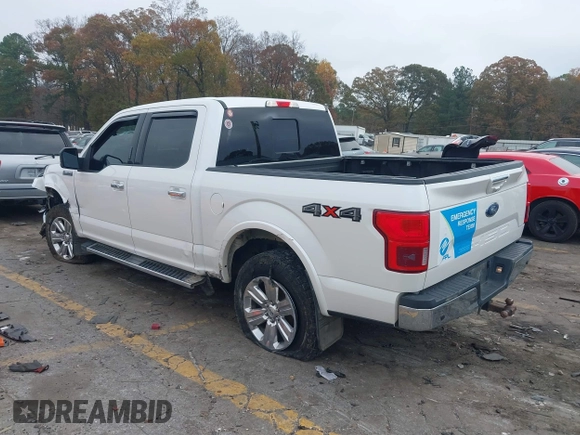 2018 Ford F-150 XL with VIN 1FTEW1E54JFC35059, listed as a IAAI auction lot 40938830 with 189,942 mi miles. Bid and sale history available at carsss.com. Image 3.