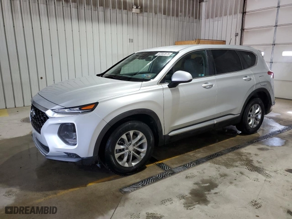 2019 Hyundai Santa Fe SE with VIN 5NMS2CAD6KH001484, listed as a Copart auction lot 52352875 with 57,173 mi miles and Salvage Title. Bid and sale history available at carsss.com. Image 1.
