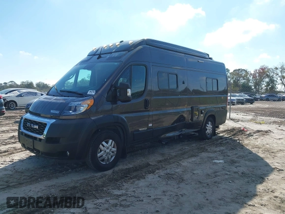 2022 Ram ProMaster Cargo with VIN 3C6MRVJGXNE140109, listed as a IAAI auction lot 41455196 with 7,079 mi miles and . Bid and sale history available at DreamBid. Image 18.