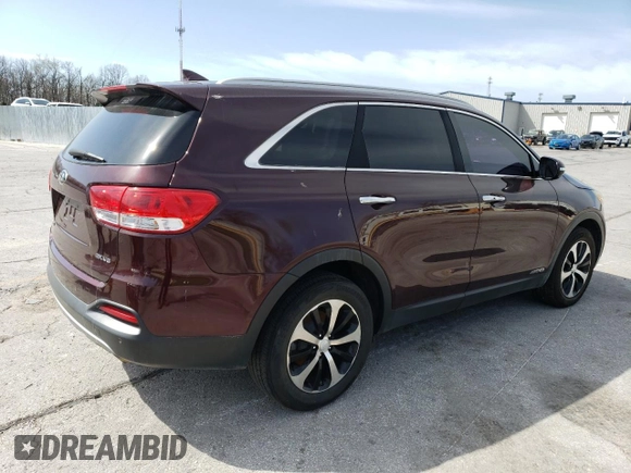 2018 Kia Sorento EX with VIN 5XYPHDA58JG355373, listed as a Copart auction lot 52373765 with 100,229 mi miles and Salvage Title. Bid and sale history available at carsss.com. Image 3.