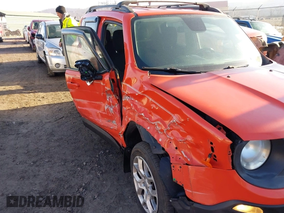 2015 Jeep Renegade Latitude with VIN ZACCJBBT2FPB22309, listed as a IAAI auction lot 41451716 with 93,027 mi miles and . Bid and sale history available at DreamBid. Image 6.