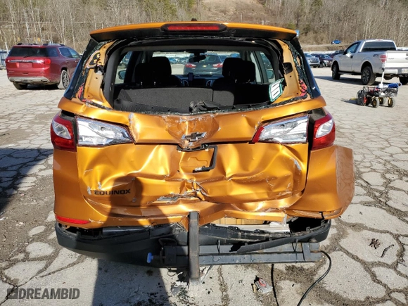 2019 Chevrolet Equinox LS with VIN 2GNAXHEV8K6108774, listed as a Copart auction lot 46528695 with 76,128 mi miles and Salvage Title. Bid and sale history available at carsss.com. Image 6.
