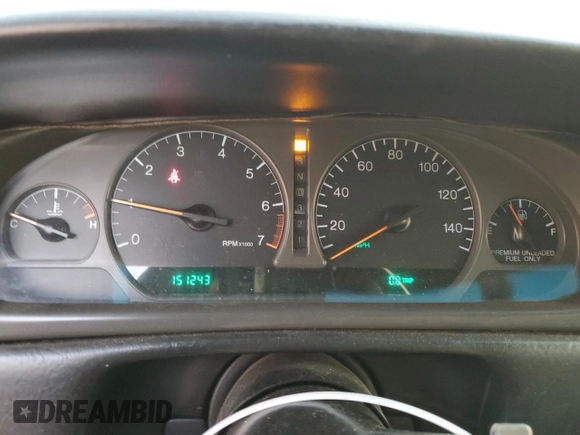 1999 Cadillac Eldorado ESC with VIN 1G6EL12Y8XU614645, listed as a Copart auction lot 86353754 with 151,243 mi miles and Clean Title. Bid and sale history available at DreamBid. Image 9.