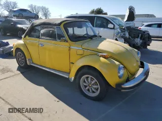 1979 Volkswagen Beetle with VIN 1582009602, listed as a Copart auction lot 42561745 with 25,764 mi miles and Salvage Title. Bid and sale history available at DreamBid. Image 4.