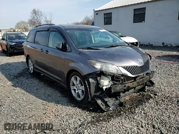 2012 Toyota Sienna SE with VIN 5TDXK3DC9CS265368, listed as a Copart auction lot 47754745 with 169,394 mi miles and Salvage Title. Bid and sale history available at carsss.com. Image 15.