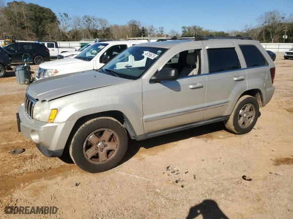 2007 Jeep Grand Cherokee Limited with VIN 1J8HR58N57C500713, listed as a Copart auction lot 46758675 with 147,000 mi miles and Clean Title. Bid and sale history available at carsss.com. Image 1.