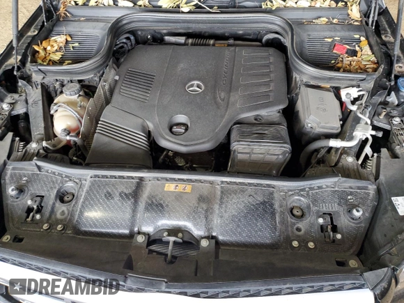 2022 Mercedes-Benz GLS 450 with VIN 4JGFF5KE5NA798720, listed as a Copart auction lot 64066054 with 22,384 mi miles and Salvage Title. Bid and sale history available at DreamBid. Image 12.