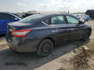 2015 Nissan Sentra SV with VIN 3N1AB7AP8FL648302, listed as a Copart auction lot 54629235 with 135,585 mi miles and Clean Title. Bid and sale history available at carsss.com. Image 3.