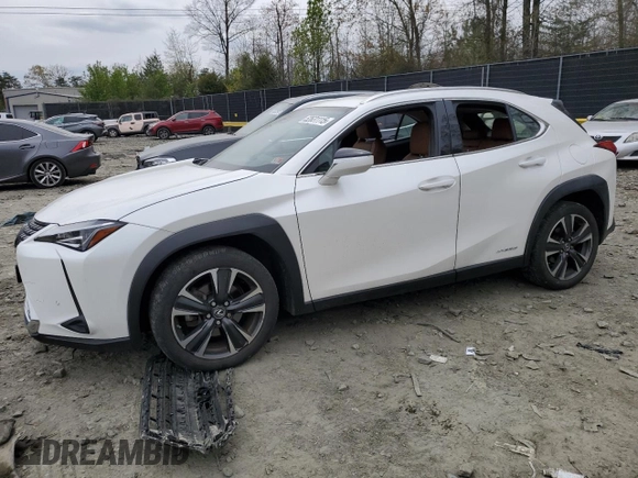 2019 Lexus UX 250h с VIN JTHU9JBH7K2008201, выставлен на аукционе Copart как лот 52631115 с пробегом 37 395 миль миль и Списание • Salvage title. История ставок и продаж доступна на DreamBid. Изображение 1.