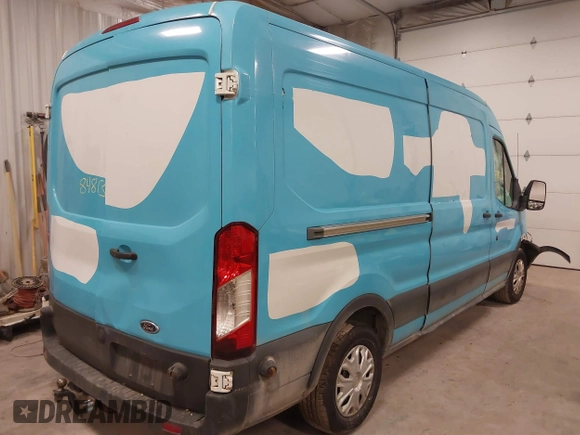 2017 Ford Transit with VIN 1FTYE2CM6HKA49363, listed as a IAAI auction lot 41084813 with Not Provided miles. Bid and sale history available at carsss.com. Image 4.