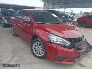 2017 Nissan Sentra SV with VIN 3N1AB7AP1HL672735, listed as a IAAI auction lot 41808677 with 81,013 mi miles. Bid and sale history available at carsss.com. Image 1.