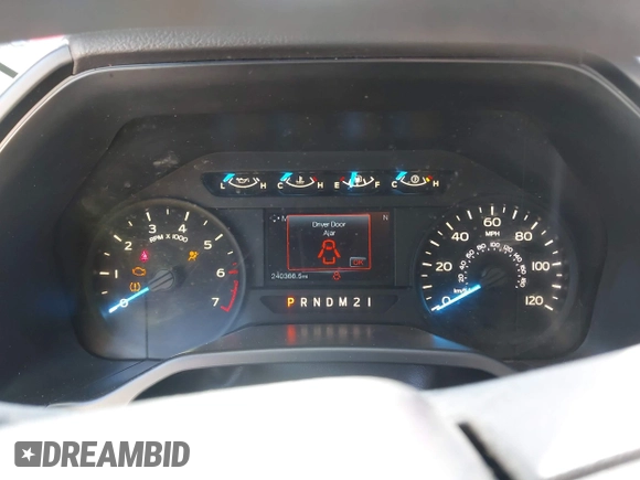 2015 Ford F-150 XL with VIN 1FTEX1CP8FKE01289, listed as a IAAI auction lot 42305312 with 240,366 mi miles and . Bid and sale history available at DreamBid. Image 7.