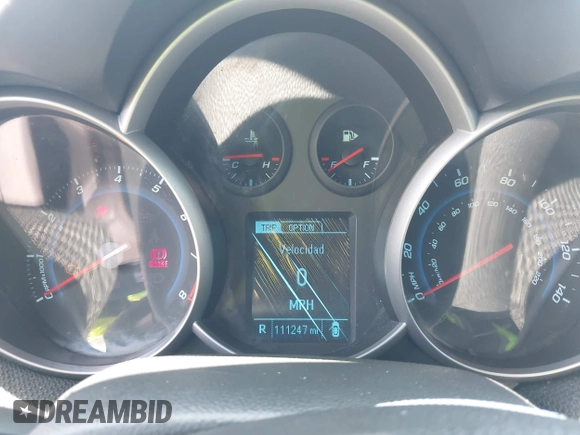 2013 Chevrolet Cruze 1LT with VIN 1G1PC5SB3D7207490, listed as a IAAI auction lot 42229984 with 111,247 mi miles and . Bid and sale history available at DreamBid. Image 7.