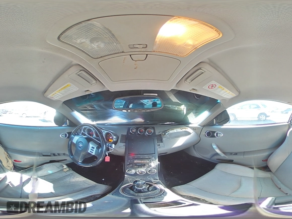 2005 Nissan 350Z Touring with VIN JN1AZ34D35M606128, listed as a Copart auction lot 80768864 with 108,891 mi miles and Salvage Title. Bid and sale history available at DreamBid. Image 12.