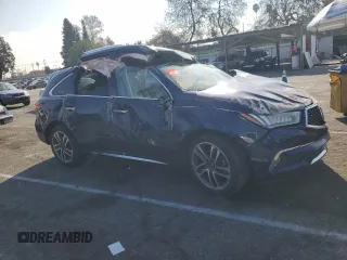 2018 Acura MDX w/Advance/Entertainment Pkg with VIN 5J8YD4H97JL000662, listed as a Copart auction lot 89219945 with 0 mi miles and Salvage Title. Bid and sale history available at carsss.com. Image 4.