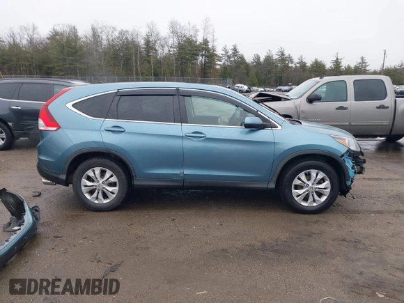 2013 Honda CR-V EX with VIN 5J6RM4H5XDL053452, listed as a IAAI auction lot 41790434 with 195,511 mi miles. Bid and sale history available at carsss.com. Image 14.