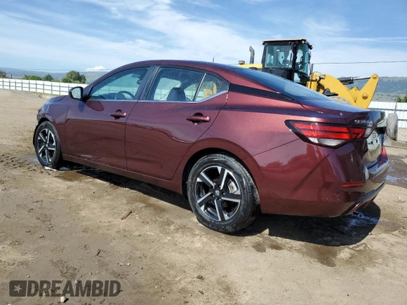 2024 Nissan Sentra SV with VIN 3N1AB8CV1RY337612, listed as a Copart auction lot 54198455 with 21,141 mi miles and Clean Title. Bid and sale history available at DreamBid. Image 2.