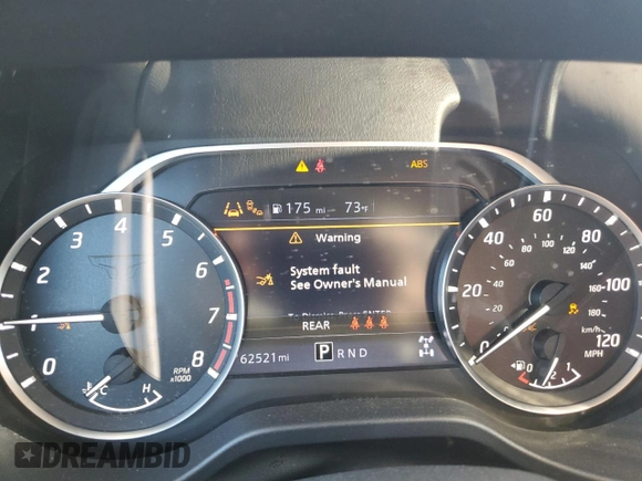 2021 Nissan Titan S with VIN 1N6AA1EC2MN528946, listed as a Copart auction lot 81486324 with 62,521 mi miles and Salvage title. Bid and sale history available at DreamBid. Image 9.
