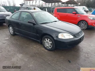 2000 Honda Civic EX with VIN 1HGEJ8248YL126278, listed as a IAAI auction lot 41686283 with 218,276 mi miles. Bid and sale history available at carsss.com. Image 1.
