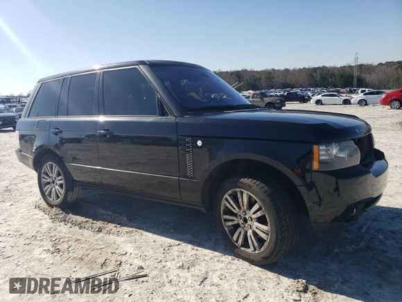 2012 Land Rover Range Rover HSE Lux with VIN SALMF1D41CA381092, listed as a Copart auction lot 48295575 with 194,952 mi miles and Salvage title. Bid and sale history available at DreamBid. Image 4.