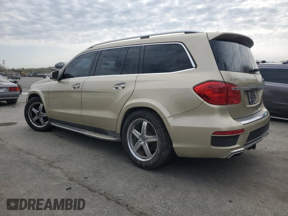 2013 Mercedes-Benz GL-Class GL 550 with VIN 4JGDF7DE5DA244124, listed as a Copart auction lot 53233115 with 123,407 mi miles and Clean Title. Bid and sale history available at carsss.com. Image 2.