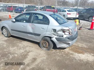 2009 Kia Rio LX with VIN KNADE223796521410, listed as a IAAI auction lot 41887883 with 82,360 mi miles and . Bid and sale history available at DreamBid. Image 6.