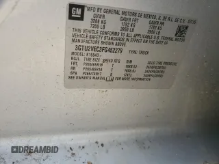 2015 GMC Sierra 1500 SLT with VIN 3GTU2VEC3FG452279, listed as a Copart auction lot 50274495 with 119,964 mi miles and Salvage Title. Bid and sale history available at DreamBid. Image 12.