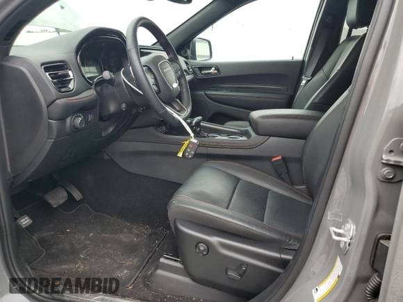 2025 Dodge Durango GT Plus with VIN 1C4RDJDG2SC520775, listed as a Copart auction lot 62708575 with 4,148 mi miles and Salvage title. Bid and sale history available at DreamBid. Image 7.