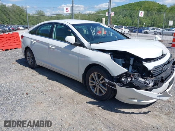 2016 Hyundai Sonata SE z VIN 5NPE24AF1GH337963, wystawiony jako IAAI lot #42199923 z przebiegiem 91 596 mil mil oraz . Historia ofert i sprzedaży dostępna na DreamBid. Obrazek 1.