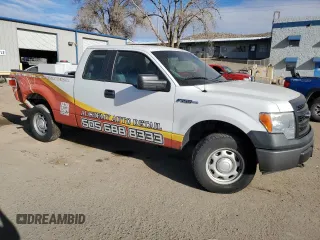 2014 Ford F-150 XL with VIN 1FTEX1EM9EKE59932, listed as a Copart auction lot 85818504 with Not Provided miles and Salvage Title. Bid and sale history available at carsss.com. Image 4.