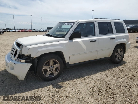 2007 Jeep Patriot Limited with VIN 1J8FF48W07D383667, listed as a Copart auction lot 62995905 with 274,250 mi miles and Salvage title. Bid and sale history available at DreamBid. Image 1.