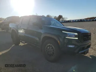 2024 Nissan Frontier SV with VIN 1N6ED1EK0RN607085, listed as a Copart auction lot 79706324 with 8,541 mi miles and Salvage title. Bid and sale history available at DreamBid. Image 4.