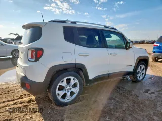 2018 Jeep Renegade Limited z VIN ZACCJADB1JPH47503, wystawiony jako Copart lot #60557265 z przebiegiem 91 226 mil mil oraz Czysty tytuł • Clean title. Historia ofert i sprzedaży dostępna na DreamBid. Obrazek 3.