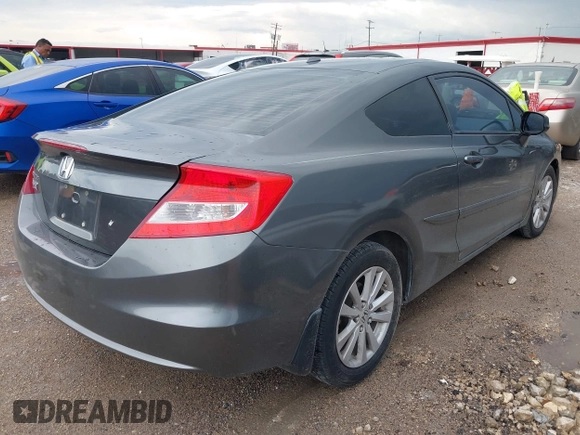 2012 Honda Civic Cpe EX with VIN 2HGFG3B8XCH550429, listed as a IAAI auction lot 42113645 with 176,872 mi miles. Bid and sale history available at carsss.com. Image 4.
